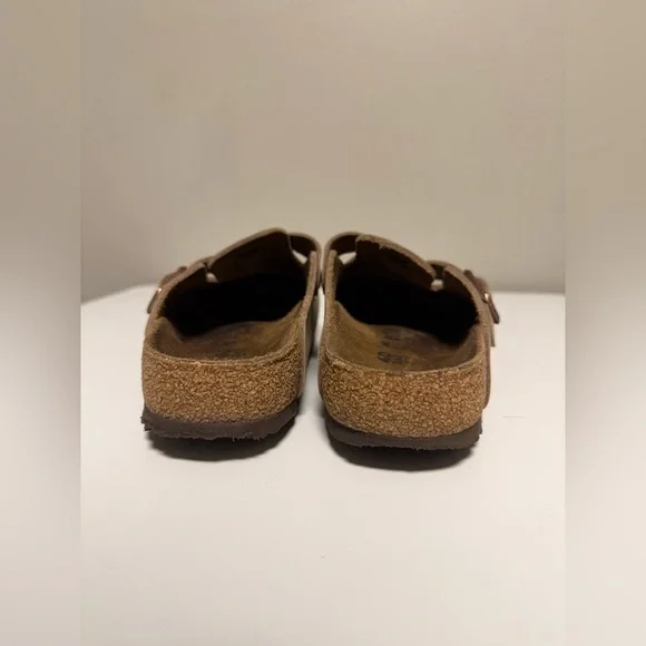 Birkenstock Boston Tobacco Brown Clogs Oiled Leather  Women’s US 9-9.5 EU 40 - Picture 4 of 9